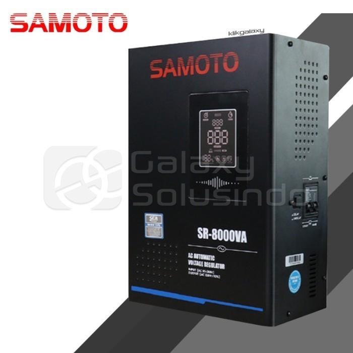 SAMOTO SR-8000VA SR8000VA - 8000 VA Relay AVR LED Display Stabilizer