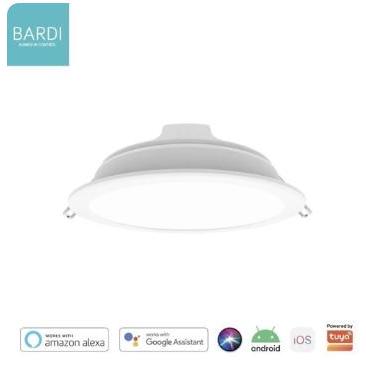 BARDI Smart Panerl Downlight 14W Lampu Bluetooth