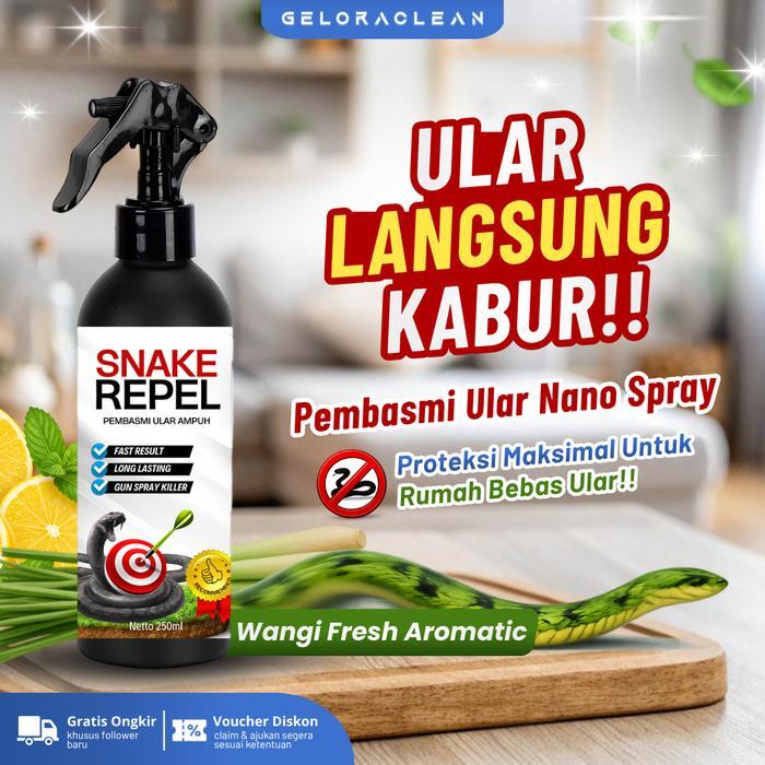 Ready Gelora Clean - SNAKE REPEL Pembasmi Ular Obat Ular Paling Ampuh Pengusir Ular Sawah Racun Anti