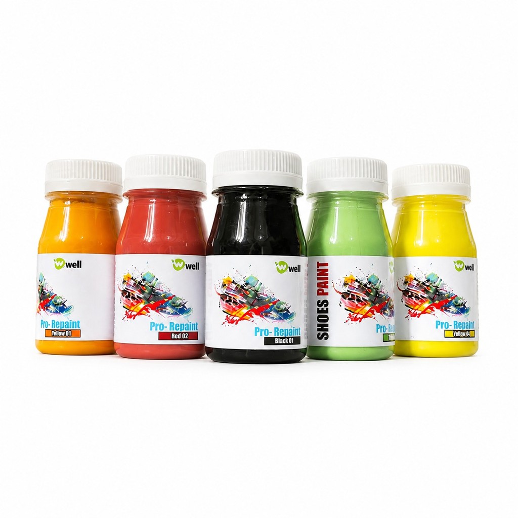 Cat Sepatu Kanvas Shoe Paint Well Anti Luntur Cat Lukis Baju Kain Sandal Topi Celana Dompet