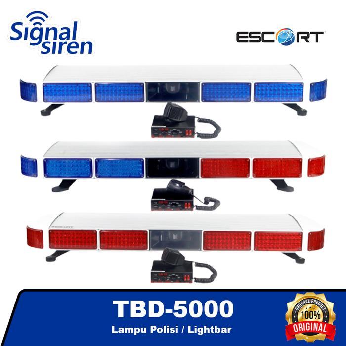 LED STROBO SIRINE POLISI AMBULANCE PATWAL LTF ESCORT TBD-5000 - Amber