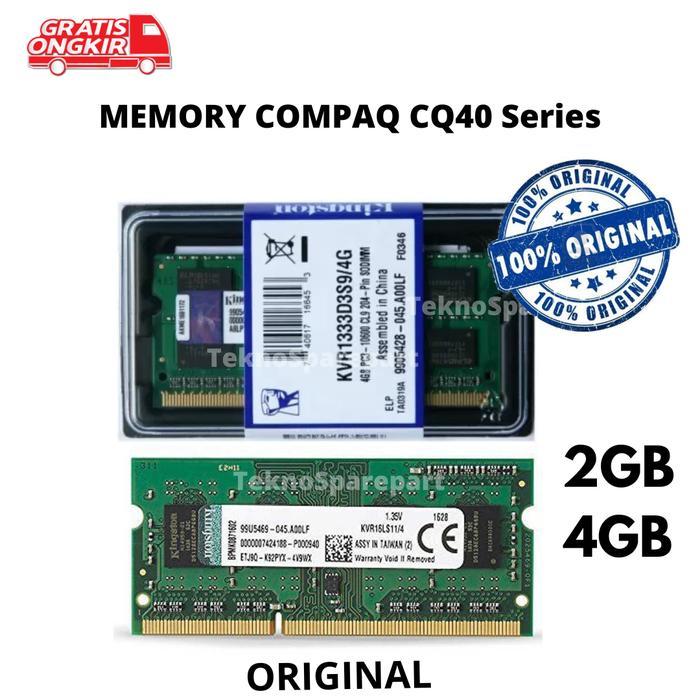 ( ORIGINAL ) MEMORY 4GB 2GB LAPTOP COMPAQ CQ40 CQ45 NEW