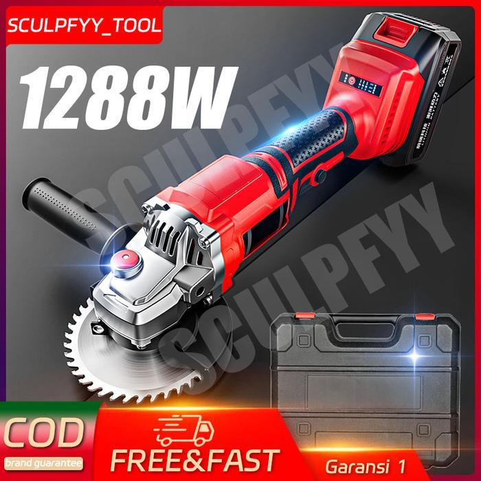 Sculpfyy Cordless Gerinda Mini 21V 10000Rpm Gerinda Baterai