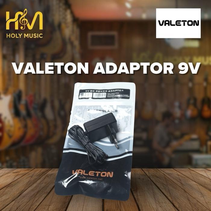 VALETON ADAPTOR 9V 9 VOLT ADAPTOR EFEK GITAR CENTER NEGATIVE POLARITY