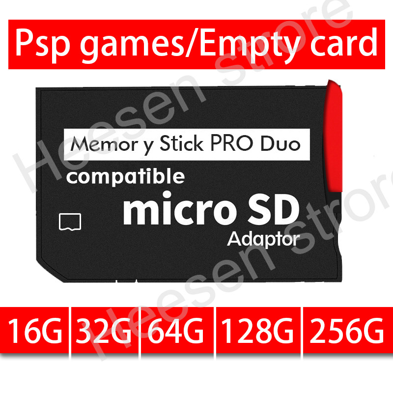 For psp Game16GB 32GB 64GB 128GB HG PSP 1000/2000/3000 Memory Stick