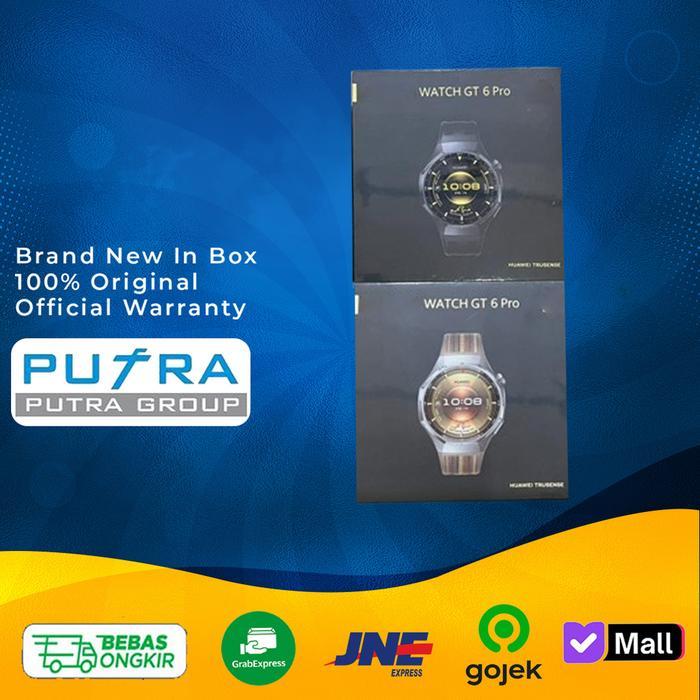 Kualitas Terbaik (Resmi) Huawei Watch Gt 6 Pro 46Mm Black Titanium Brown Garansi Huawei 1 Tahun