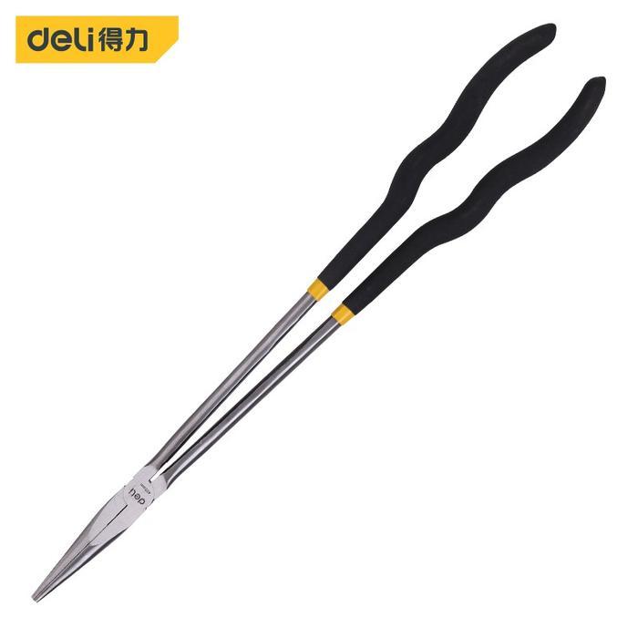 Deli Dl21016, Tang Lancip 16 Inch, Long Nose Pliers, Tang Hidung Panjang, Tang Jepit Panjang, Tang