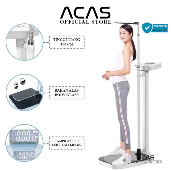ACAS RTC-200 Timbangan Badan Digital 200Kg