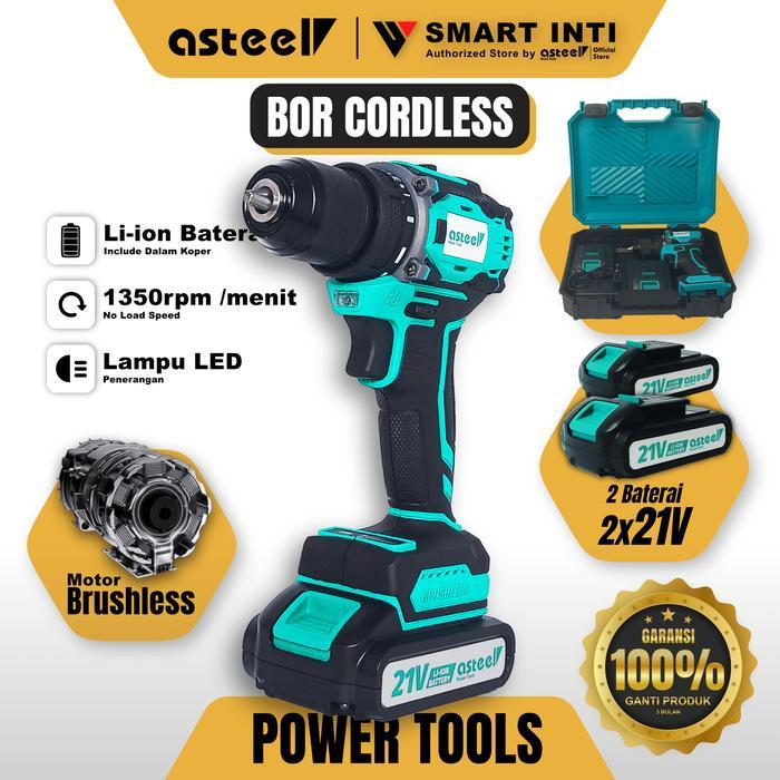 Bor Baterai Cordless Impact Driver Portable Mesin Bor Tangan