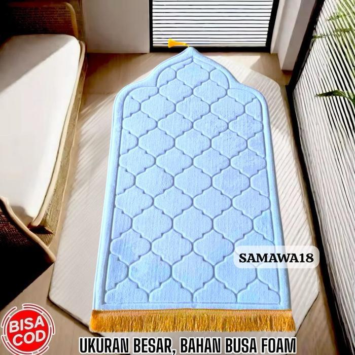 Terlaris Sajadah Kubah Tebal Lembut Dan Empuk Memiliki Bahan Busa Serat Motif Polos Warna Dengan