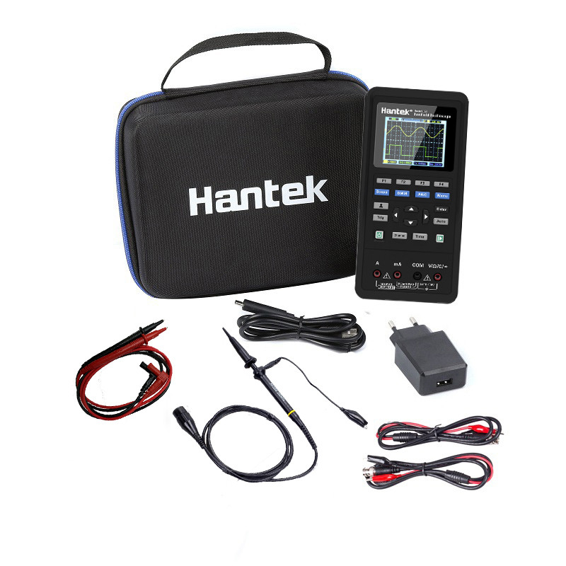 Hantek Handheld Oscilloscope 2C42 2C72 2D42 2D72 Digital Multimeter Tester Usb veform Generator 3in1