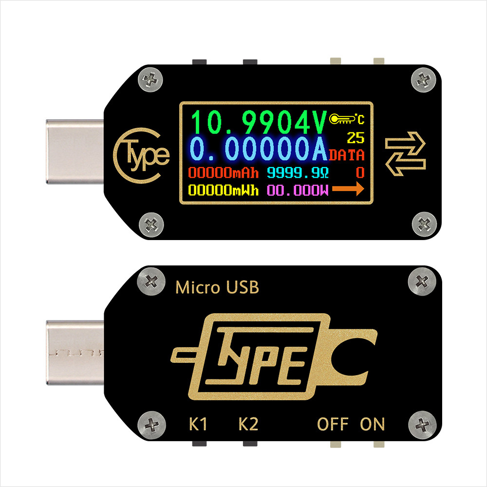T66T66 T64 Type PD Trigger USB Voltmeter Ammeter Voltage 2 y urrent Meter Multimeter PD harger