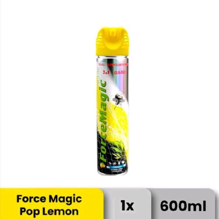 Force Magic Lemon 600 Ml Bukan Baygon Hit Obat Nyamuk Semprot Ampuh