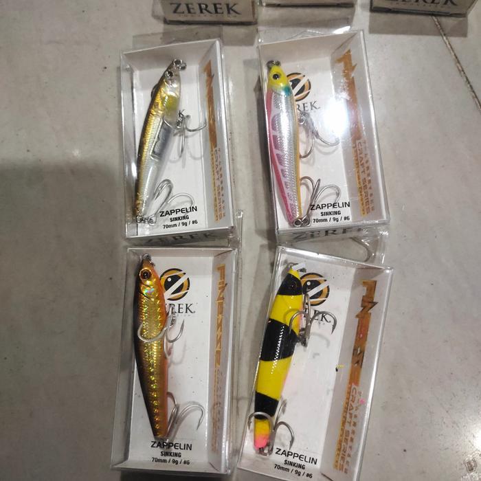 Cokershop- Umpan Lure Zerek Zappelin Singking 70 Mm 9 Gram Lure