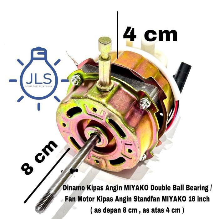 DINAMO KIPAS ANGIN MIYAKO DOUBLE BALL BEARING / FAN MOTOR KIPAS ANGIN STANDFAN MIYAKO 16 INCH ( AS