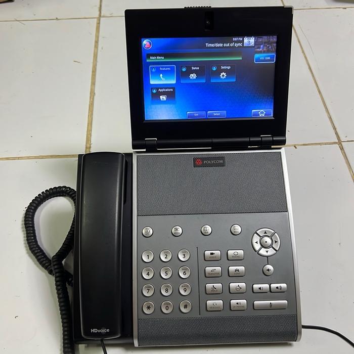 POLYCOM VVX 1500 MEDIA BISNIS VIDIO PHONE VOIP TELEPON IP DENGAN VIDIO ORIGINAL READY STOCK