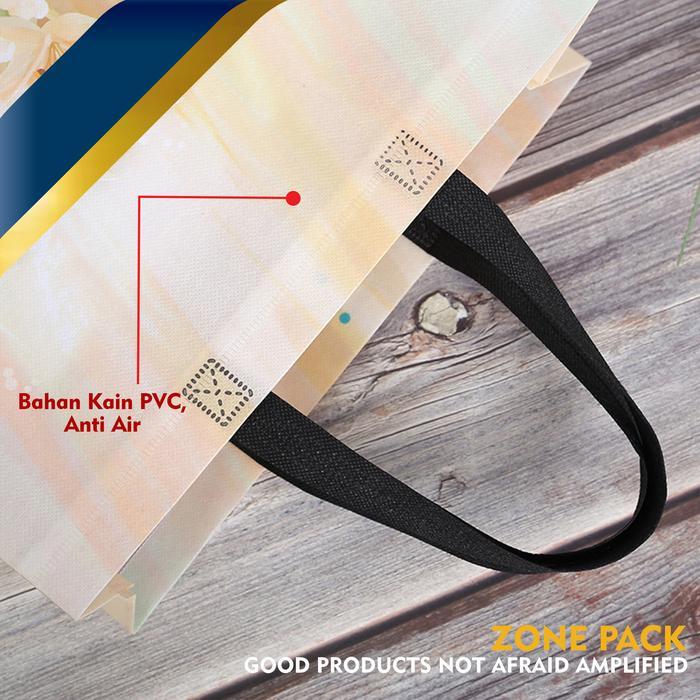Totebag Kain Spunbond Motif Premium Kantong Tas Motif Quality Spunbond Goodie Bag Paperbag Tas