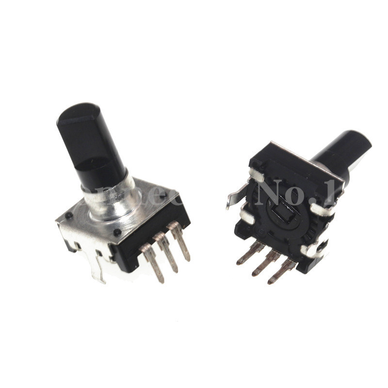 2pc EC12 360 Degree Rotary Encoder RE12 Audio Encoder Coding 3Pin 5Pin 24 Position With Push Button
