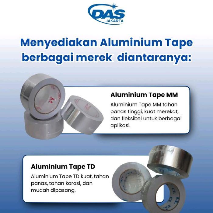 Littlebabby- AlumuniumTape Td Ducting / Altipe / Duct Tape / Altape Pu 50 Meter