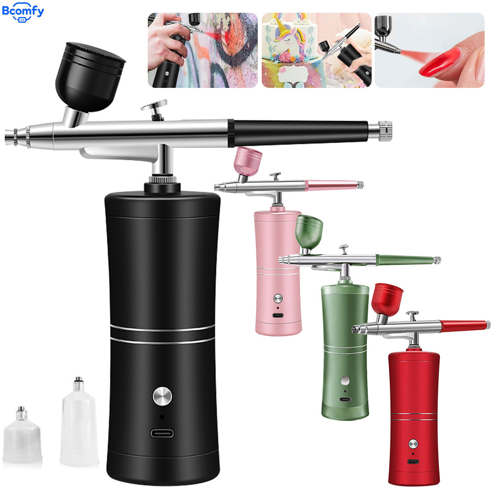 Airbrush with Compressor for Nail Painting Portable Cordless Airbrush Mini Airbrush Sprayer for