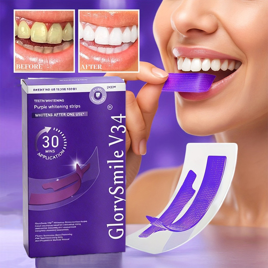 Teeth Whitening Strips, Sensitive Teeth Friendly, 7/14 Whitening Strips Per Box, Teeth Whitening