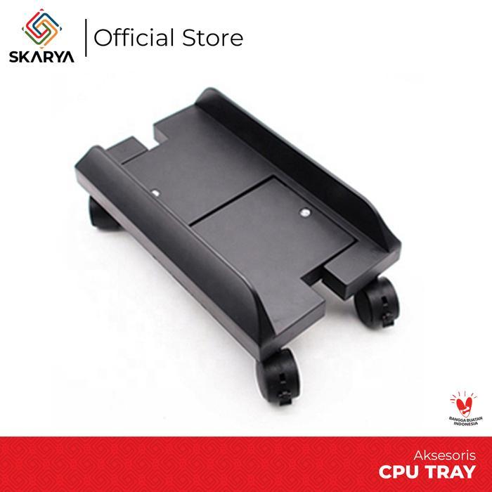 READY CPU Tray Cubic Tray Komputer Rak Roda CPU Meja Komputer CT-05 Baru