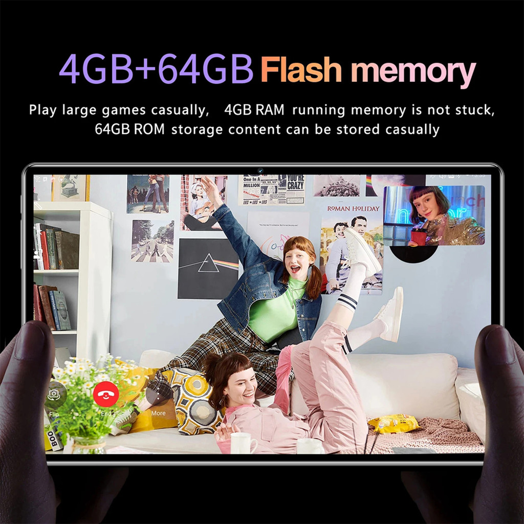 2025 Global BDF Android 13 Android Tablet 4GB+64GB HD Touch Screen Dual Card WIFI 6000mAh Battery