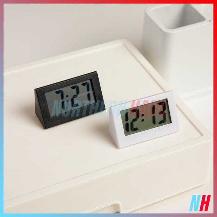 Jam Meja Digital Kecil Jam Meja Mini Digital Jam Kantor Diskon 80%
