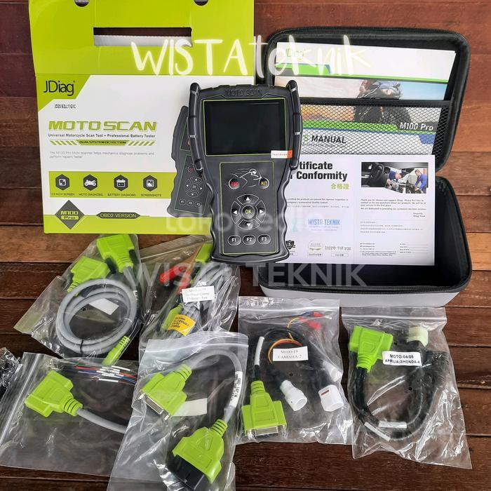 VHY JDIAG M100 PRO Scanner Motor Injeksi OBD1 dan OBD2