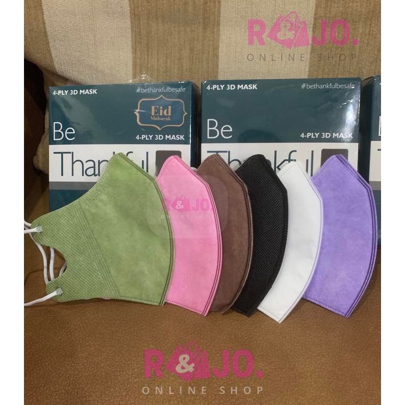 New Masker Thankful 4ply duckbill 3D mask