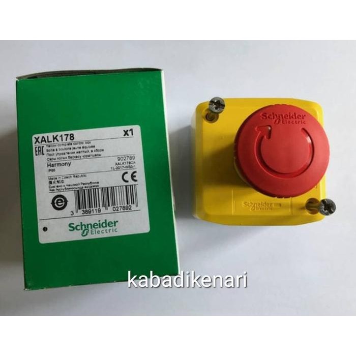 Emergency Push Button XALK178 Schneider