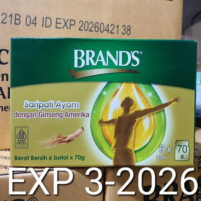 Diskon Brands Saripati Ayam Brand Sari Pati Ayam Amerika Ginseng 6 X 70Gram