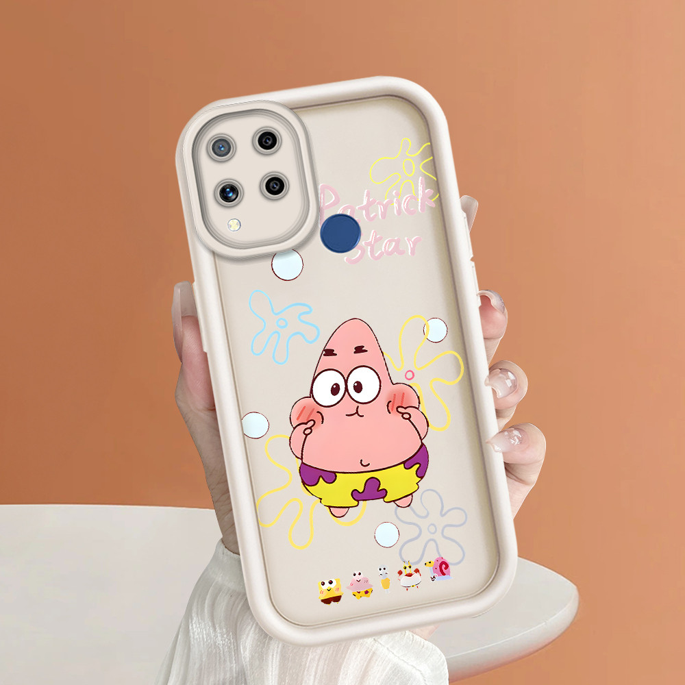 Kesing Softcase Imut Phone Case For Realme C15 Casing Ponsel Untuk Fashion Motif Anime Kartun Hp Sof