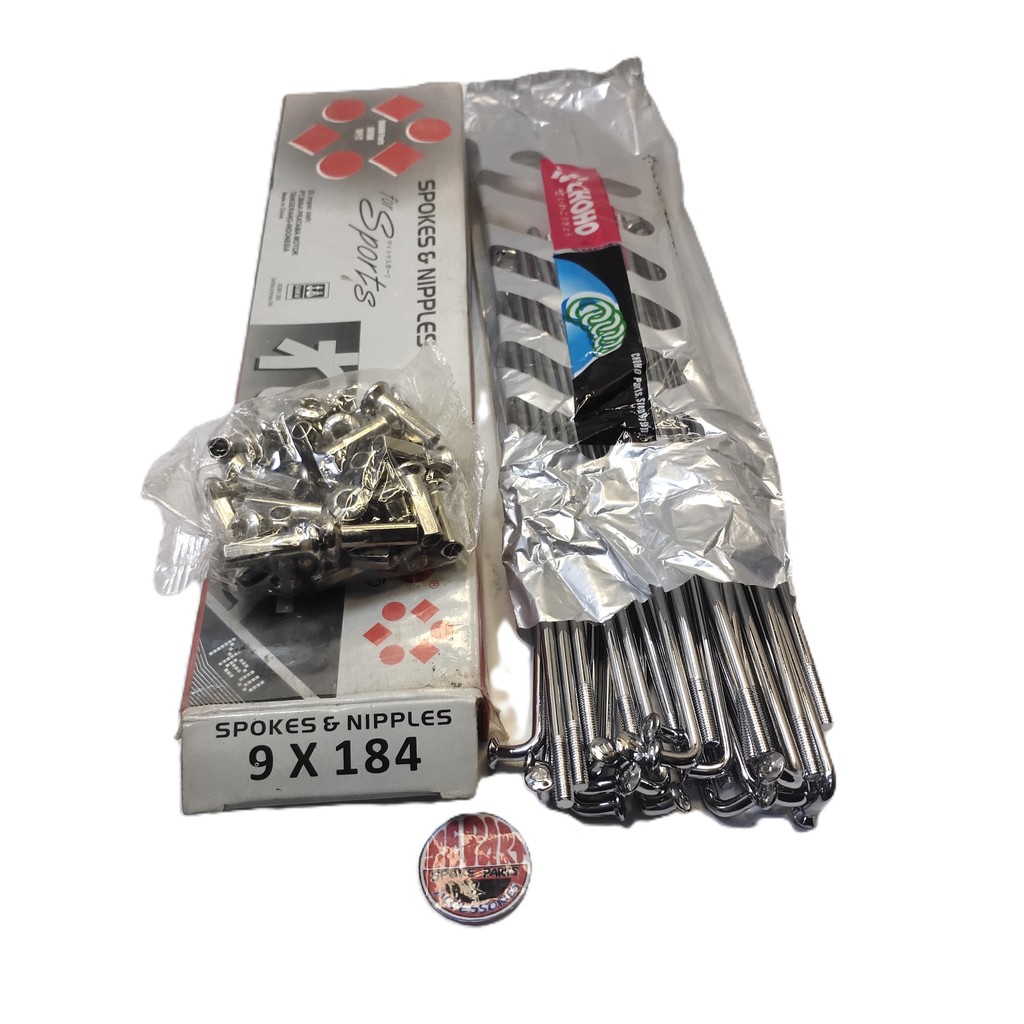 Jari ruji 184 Chrome CHOHO Supra X Karisma Cakram Depan Limited Item Barang Langka Spare Part Motor 