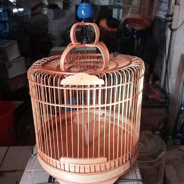 TERBARU sangkar branjangan pendek diameter 38 cm tinggi 40 cm BISA GRAB