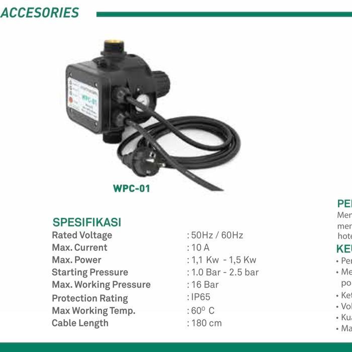 Do- WASSER WPC 01 automatic pump pressure control APC otomatis pompa air