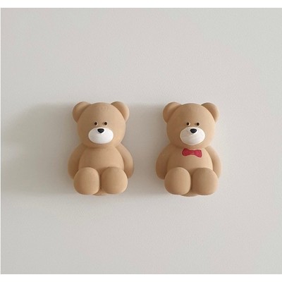 2D Bear Ins scented plaster mold Bear Shape Not-stick Non-toxic Soap Mould Baking Tools Baby Shower 