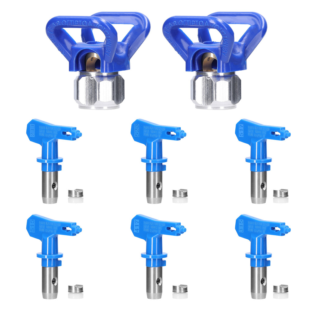 Airless Paint Nozzles Set Reversible Spraying Machine Tips Airless Paint Sprayer Nozzle Airless