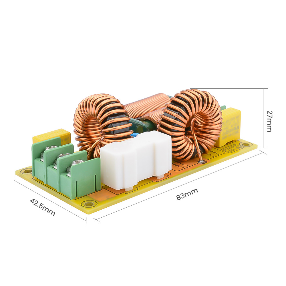 AIYIMA 25A EMI Power Filter Board Anti-interference AC Power Filter Power Supply For Speaker Amplifi