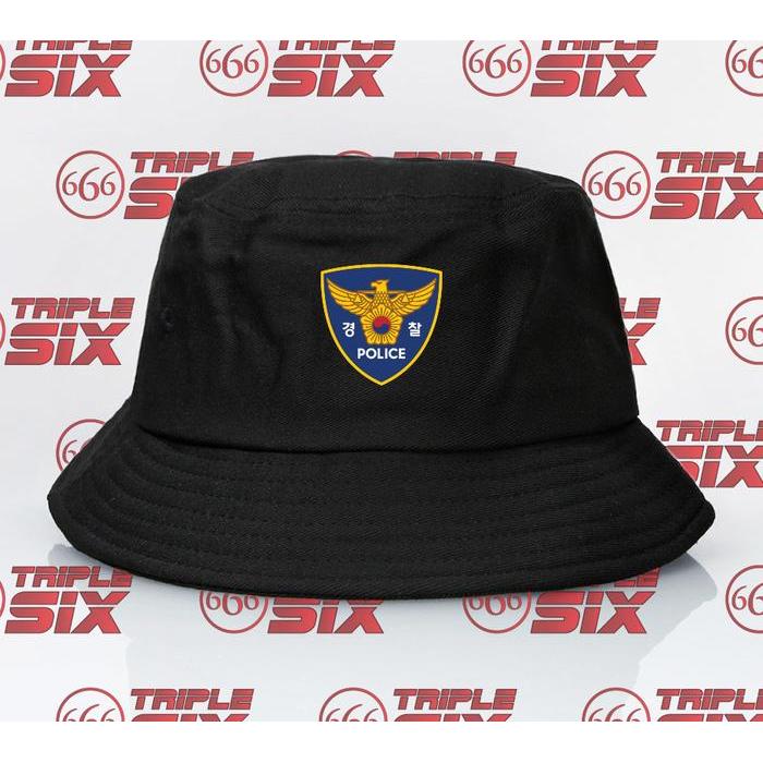 Terlaris Topi Bucket Police Polisi Korea SALE