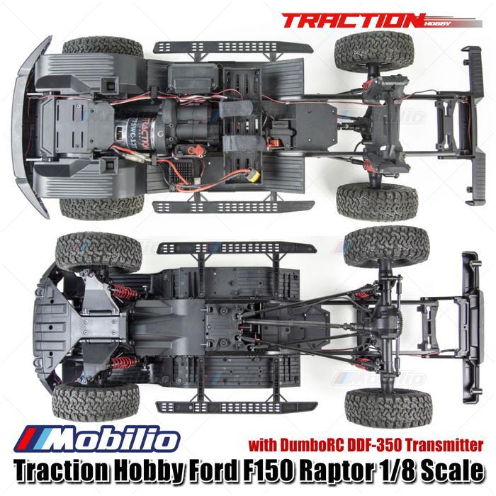 Traction Hobby Ford F150 Raptor 1/8 Scale Rtr Rc Crawler Adventure Car New Version 2025