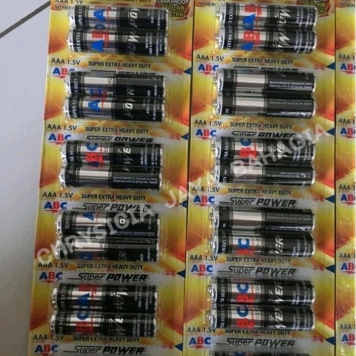 jwvb- Batre Abc Aaa - Baterai Abc Kecil Remot - Battery Abc A3 Power Batrei