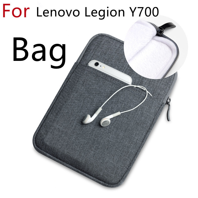 Handbag Case For Legion Y700 8.8" Bag Sleeve Zipper Shockproof Pockets Pouch Funda For Legion Y700