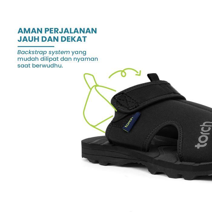 mgx1- Sandal Travelling Nyaman Ramadan Umroh Haji Pria Wanita Stylish - Torch Arrafa
