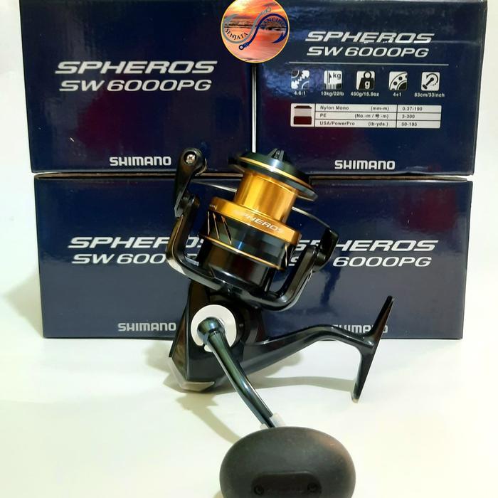 Reel Shimano Spheros Sw 6000Hg Dan 6000Pg