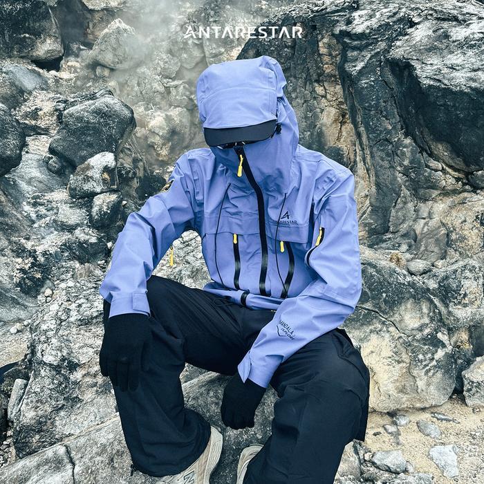 ANTARESTAR Official -Jaket Gorpcore Mandala Explore Jaket Outdoor Premium 3 Layer Windproof &