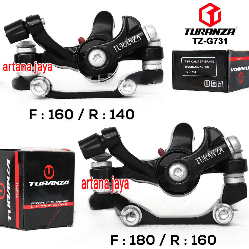 kaliper rem cakram sepeda / kepala kaliper turanza discbrake sepeda Federal mtb gunung bmx