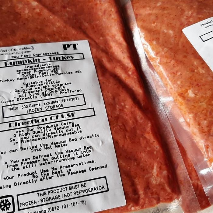 Pro Plan - Pumpkin Turkey (Pt)/Dog Food/Cat Food/Makanan Anjing