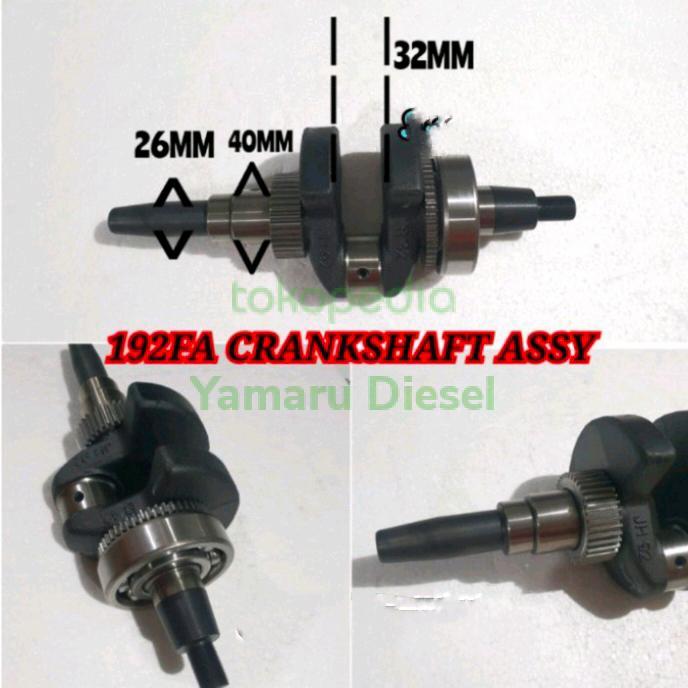 Crank Shaft Genset Solar 192Fa Kama Kipor Krisbow Murah