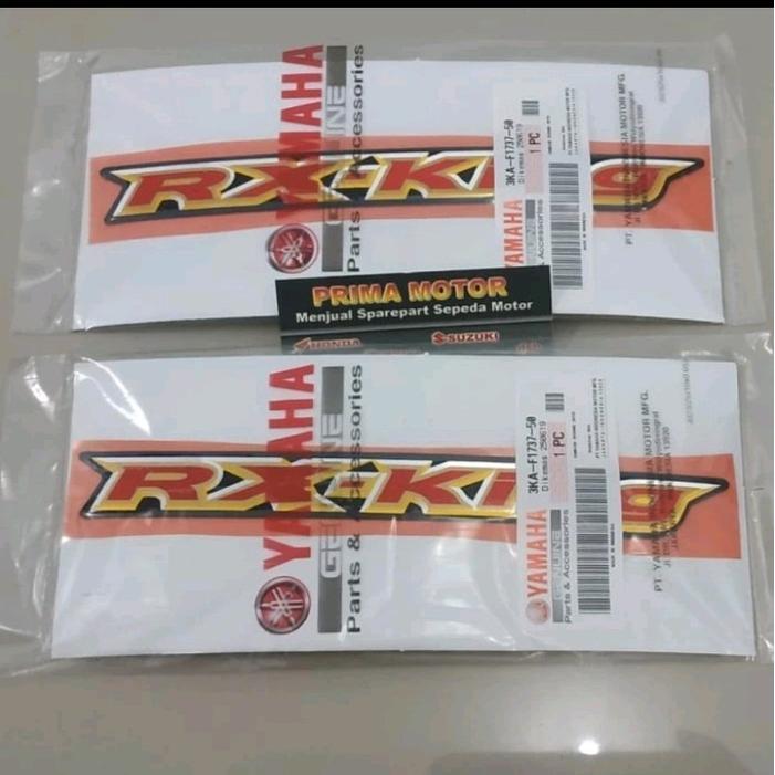 Emblem Tangki Rx King 2003 Emblem Dop Aki Se Rx King Ori Yamaha Ygp